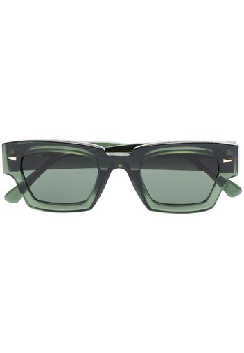 green Villette square sunglasses