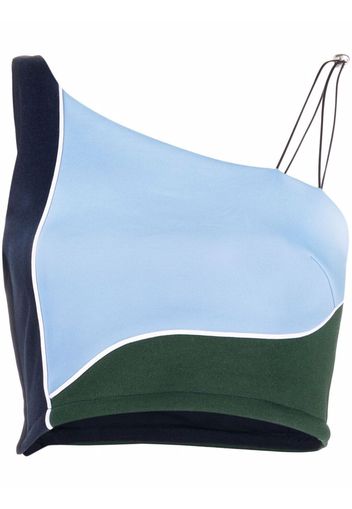 Ahluwalia Twice as Nice crop top - Blu