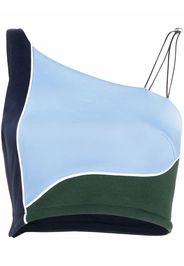 Ahluwalia Twice as Nice crop top - Blu