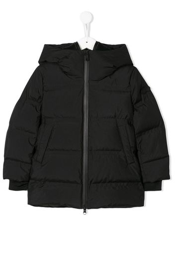 zipped padded jacket