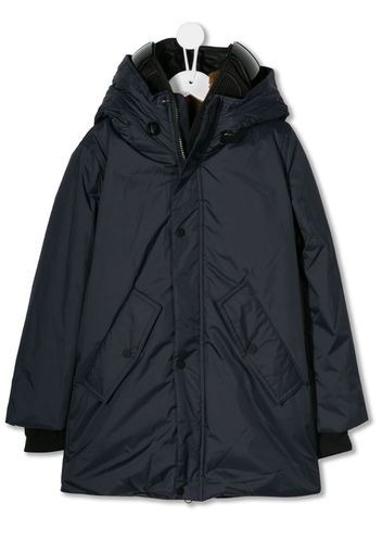 Parka con pompon