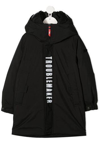 Troublemaker hooded coat