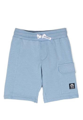 Aigner Kids Shorts sportivi con tasche cargo - Blu