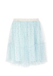 Aigner Kids sequin-embellished tulle skirt - Blu