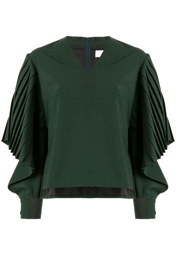 Maglione con dettaglio plissettato