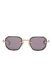 Akoni geometric-frame sunglasses - Oro