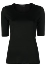 Akris fitted short-sleeve knit top - Nero