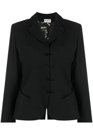 Alaïa Pre-Owned Tailleur con revers a lancia - Nero