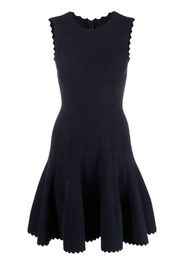 Alaïa Pre-Owned 2000s flared knitted dress - Blu