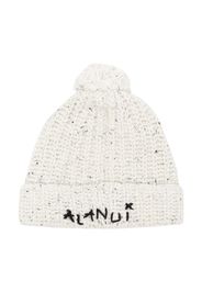 Alanui Kids Northern Islands beanie - Bianco