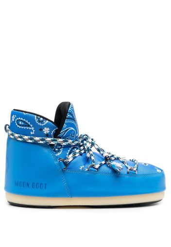 Alanui x Moonboot Full Moon Bandana ankle boots - Blu