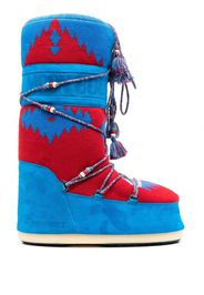 Alanui x Moonboot Icon Knit Moon-Boot - Blu