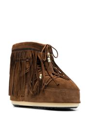 Alanui x Moonboot Icon Low fringed snow boots - Marrone