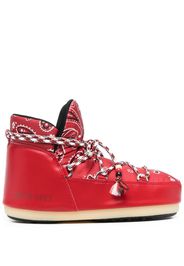 Alanui x Moonboot Stivali da neve con stampa Alanui x Moon Boot - Rosso