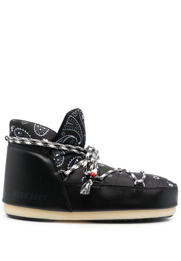 Alanui bandana-print snow boots - Nero