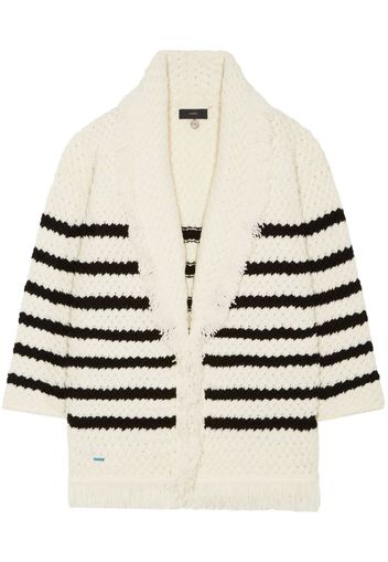 Alanui Cardigan The Mariner a righe chunky - Toni neutri