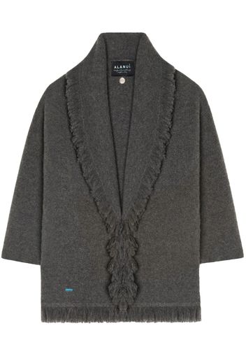 Alanui Cardigan A Finest con frange - Grigio