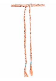 Alanui bandana-print belt - Arancione