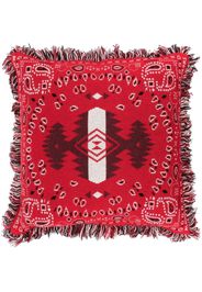 Alanui Bandana cashmere pillow - Rosso