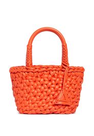 Alanui Icon small leather tote bag - Arancione