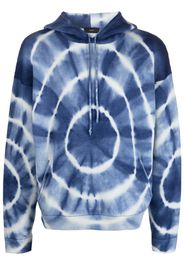 Alanui Shibori tie-dye hoodie - Blu