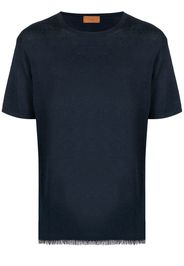 Alanui lined T-shirt - Blu