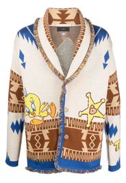 Alanui x Looney Tunes Tweety Cowboy Icon cardigan - Toni neutri