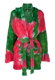 Alanui tie-dye knitted cardigan - Rosa