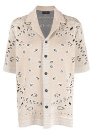 Alanui parley-print short-sleeved shirt - Toni neutri