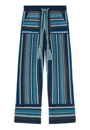 Alanui Pantaloni Ushuaia Stories - Blu