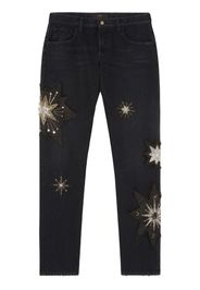 Alanui Jeans dritti The Wandering Star - Nero