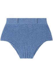 Alanui Shorts a vita alta - Blu