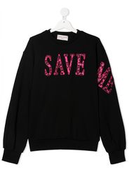 Save Me embroidered sweatshirt