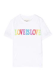 Alberta Ferretti Kids logo-print cotton T-shirt - Bianco