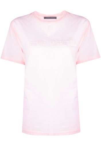 Alberta Ferretti T-shirt Sorbet Sky Dye - Rosa