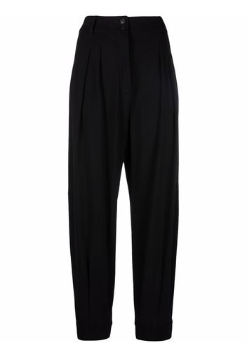 Alberta Ferretti high-waisted tapered trousers - Nero