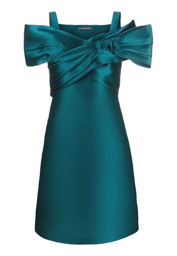 Alberta Ferretti V-neck short dress - Blu