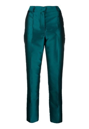 Alberta Ferretti high-waist tailored trousers - Verde