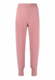 Alberta Ferretti high-rise knitted sweatpants - Rosa