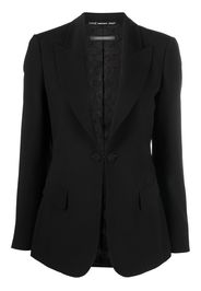 Alberta Ferretti peak-lapel single-breasted blazer - Nero