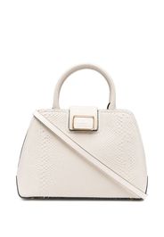 Alberta Ferretti Albi 33 snakeskin tote bag - Toni neutri