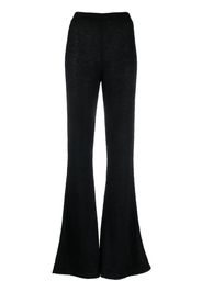 Alberta Ferretti knitted flared trousers - Nero