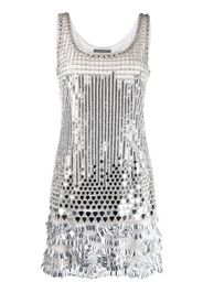 Alberta Ferretti sequin-embellished minidress - Grigio