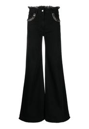 Alberta Ferretti Jeans a gamba ampia - Nero