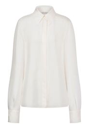 Alberta Ferretti Camicia con colletto a punta - Bianco