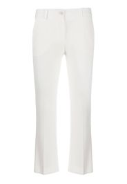 flared skinny trousers