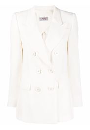 Alberto Biani double-breasted fitted blazer - Bianco