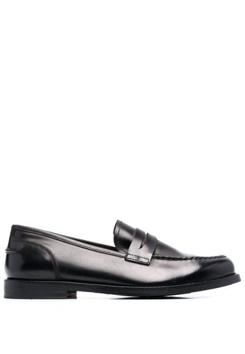 Alberto Fasciani Zoe leather penny loafers - Nero