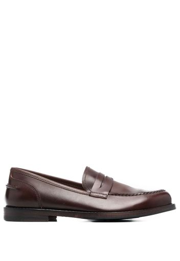 Alberto Fasciani Zoe leather penny loafers - Nero