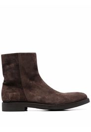 Alberto Fasciani zipped ankle boots - Marrone